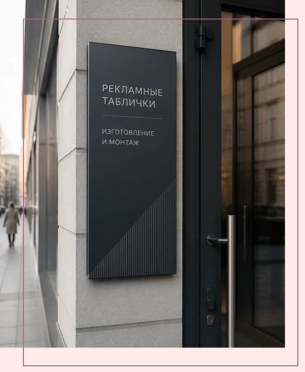 Рекламные таблички в Слободской по цене от 4637 р. | Аванза-Слб