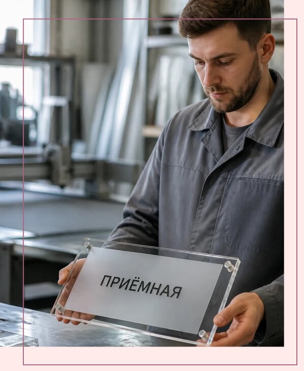Таблички из оргстекла на заказ в Слободской от 4019 р. | Аванза-Слб