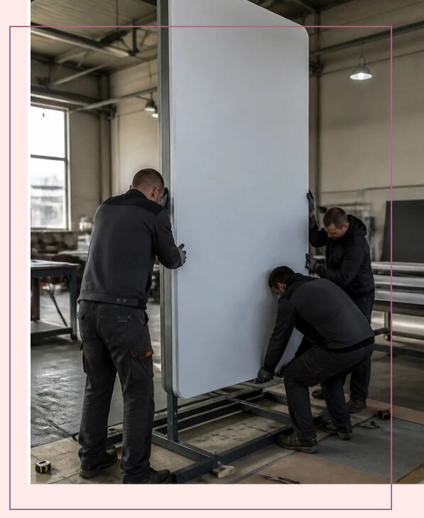 Изготовление и монтаж ростовых стендов под ключ в Слободской