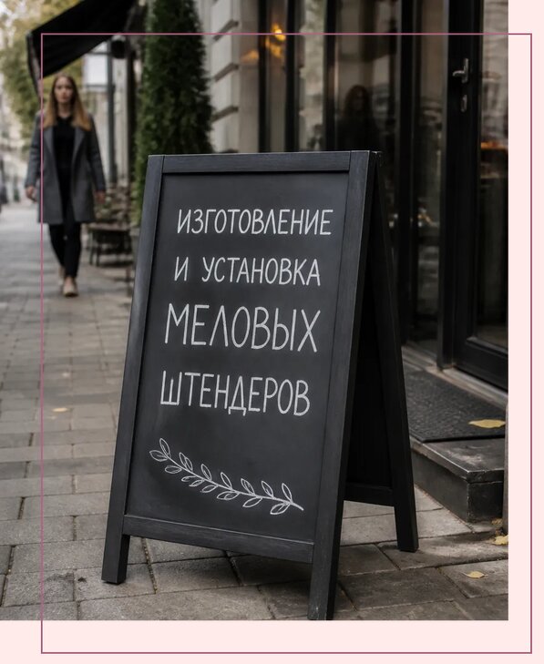 Меловые штендеры в Слободской по цене от 6698 р. | Аванза-Слб